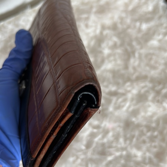 Vintage PreLoved Brighton Wallet and Card Case Brown/Black - Picture 15 of 17